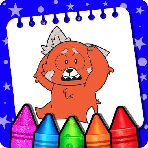 Turning Red Coloring book Game