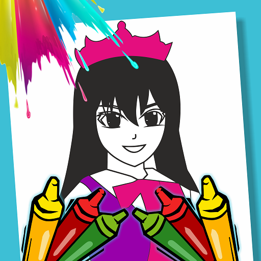 Sakura School Coloring Book