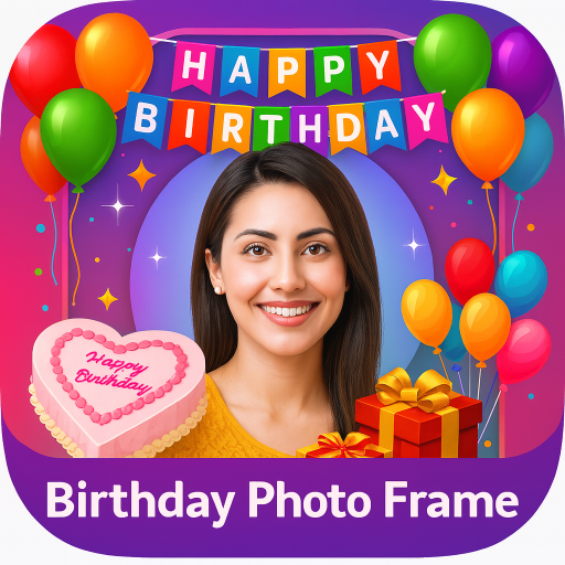 Happy Birthday Photo Frame