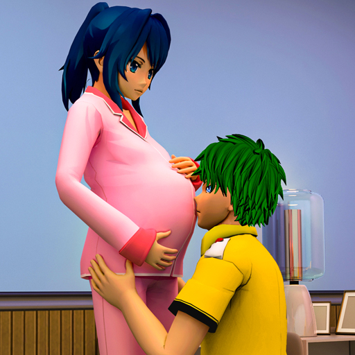 एनीम गर्भवती माँ सिम गेम