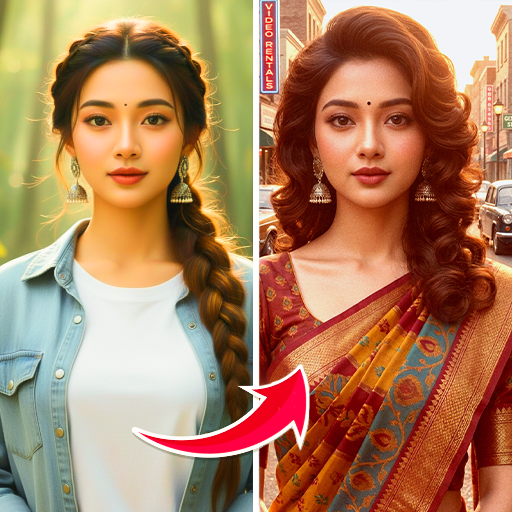 AI Saree & Dress Swap: MiSaree