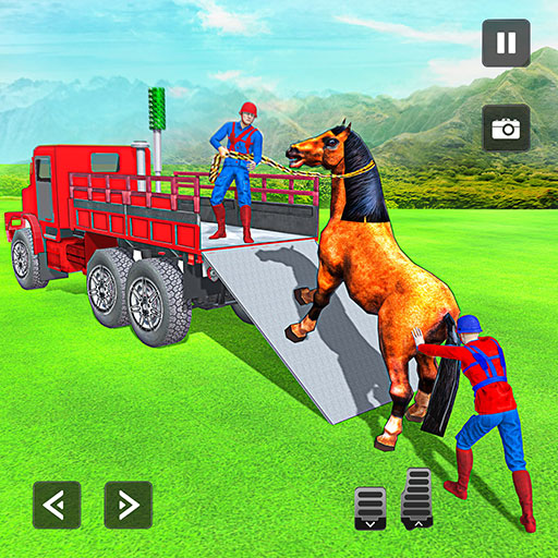 Farm Animal Transporter Truck Simulator Games
