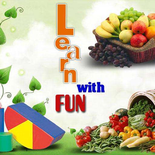 Fruit veg shape color for kids