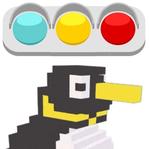 Traffic Light with Penguin