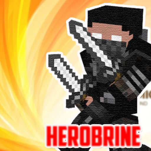 Skin Herobrine Addon Mod Map mcpe