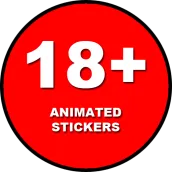 18+ Animated Stickers