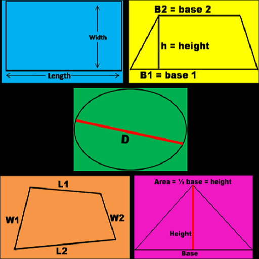 Area Calculator (Square,Rectangle,Triangle)