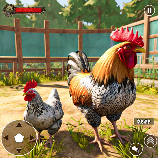 Kung fu Rooster Run Chicken 3D