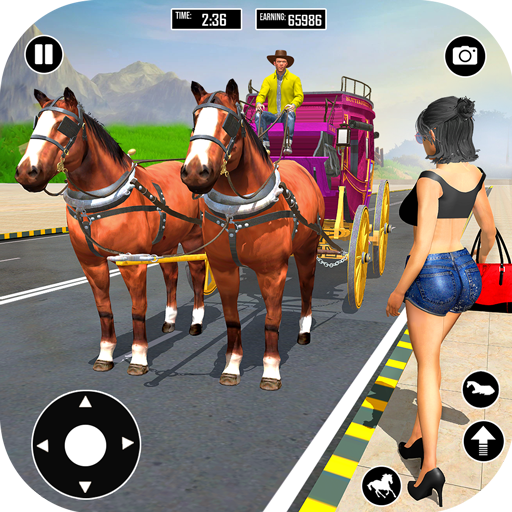 Horse Cart Taxi Transport Game