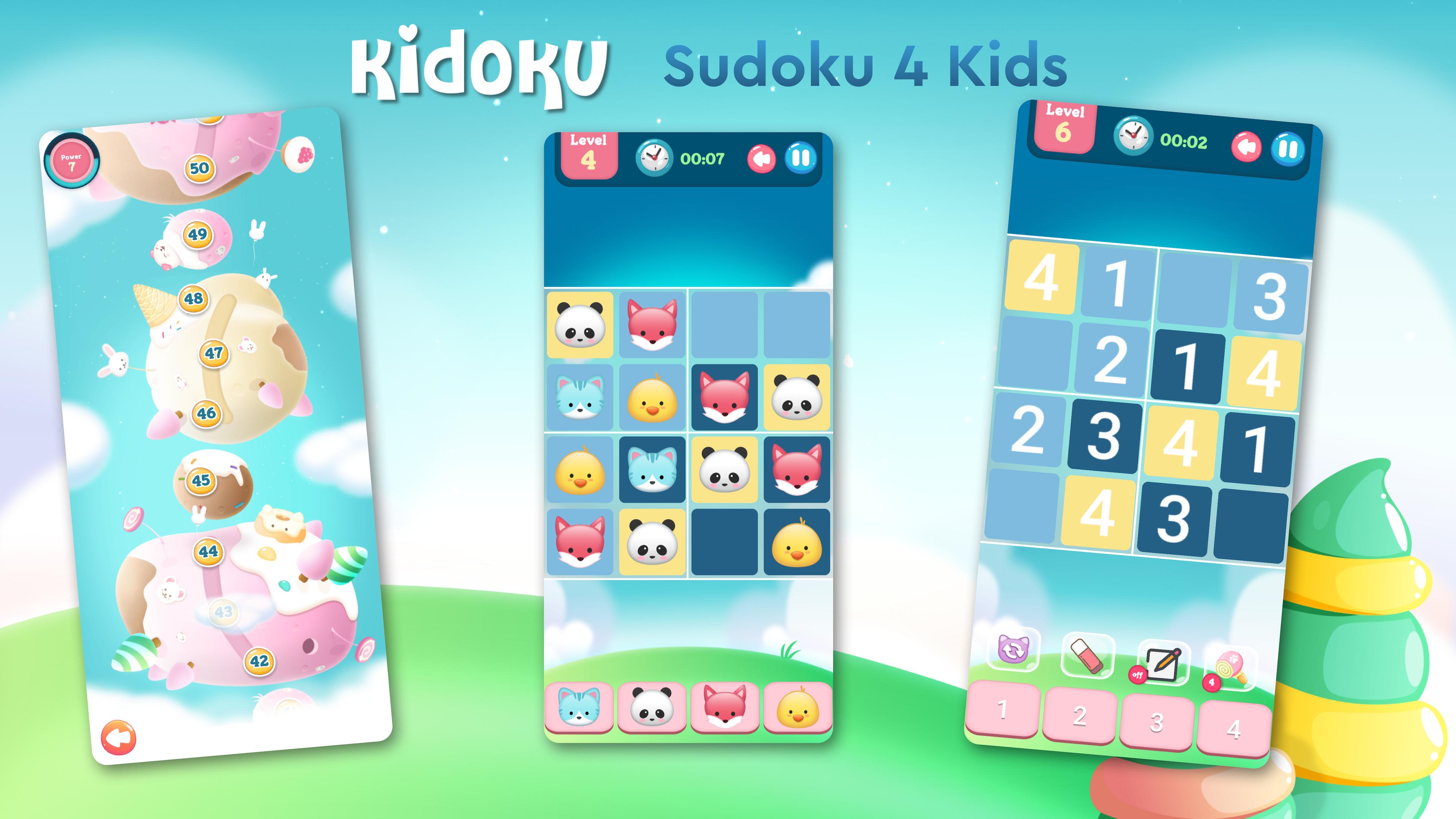 Jogo Sudoku Infantil Quebra cabeça Sudoku versão móvel andróide