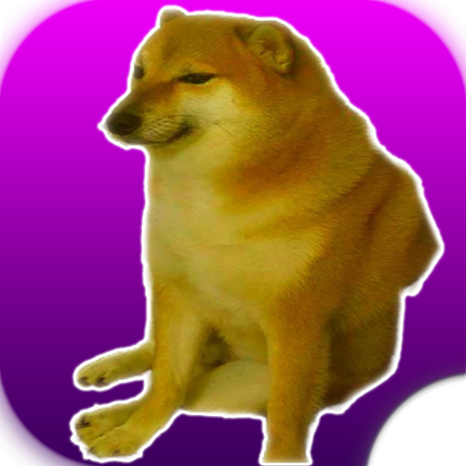 Download Cheems Dog Stickers Animados android on PC