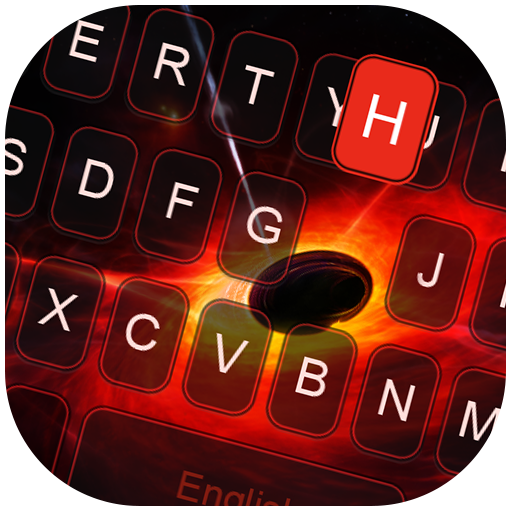 Galaxy Black Hole 3D Keyboard 