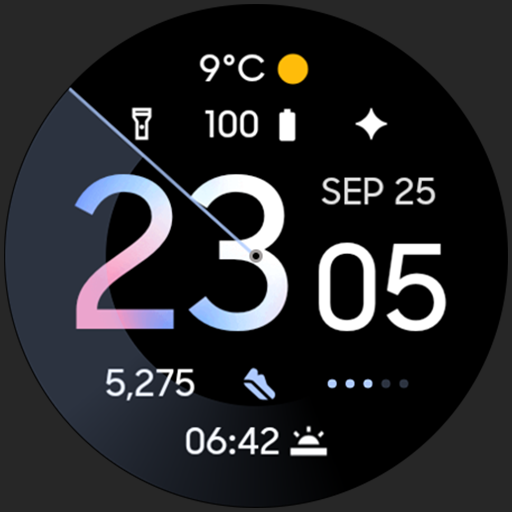 Wave: Wear OS watch face