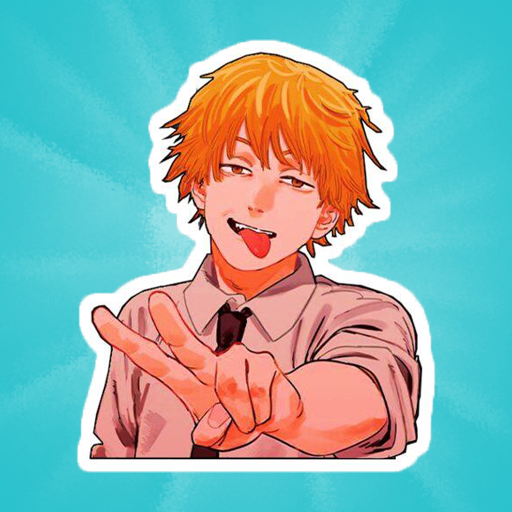 Chainsaw Man Stickers Anime