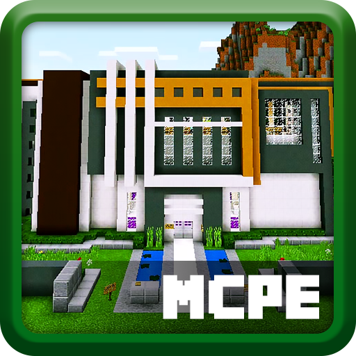 Super Mansion Modern House Maps for Minecraft PE