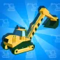 Heavy excavator 3D.