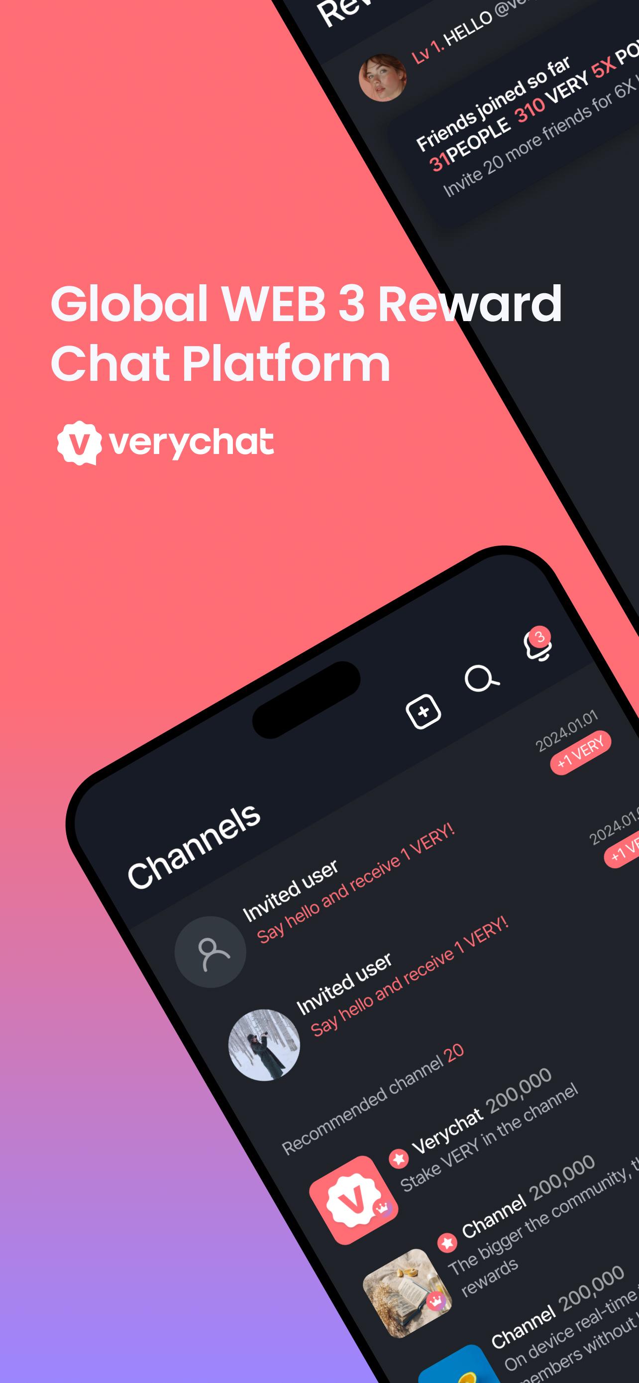 Download Verychat - Reward Global Chat android on PC