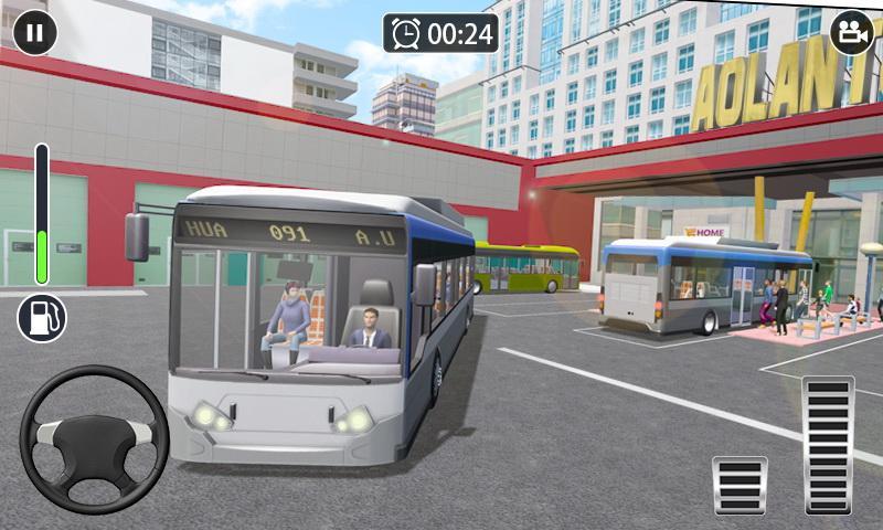 Articulated Bus Driving in Heavy Traffic  Proton Bus Simulator Urbano  Android Gameplay 