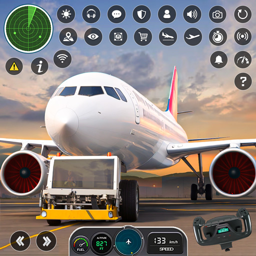 Airplane Flight Sim 3D Games