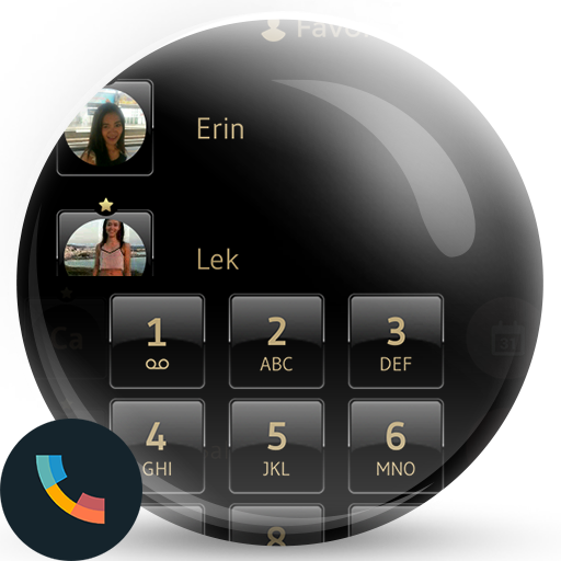 Theme Dialer Dusk Black Gold