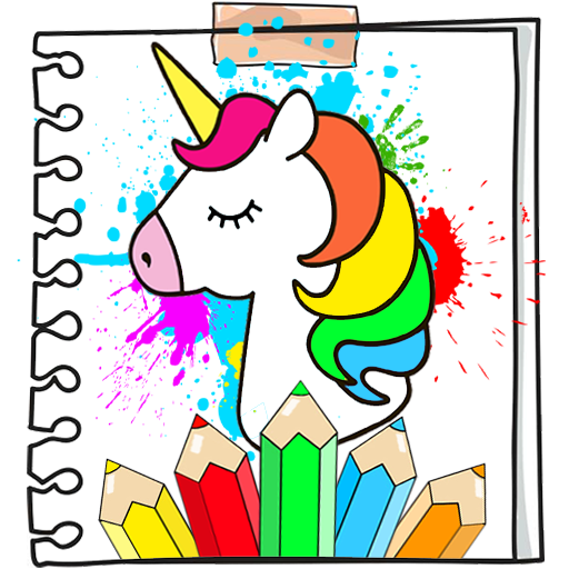 unicorn pewarna buku