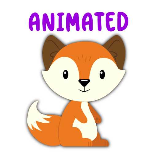 Animated Animal Stickers II WA