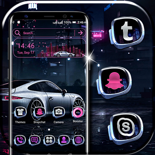 Sports Car Launcher Theme