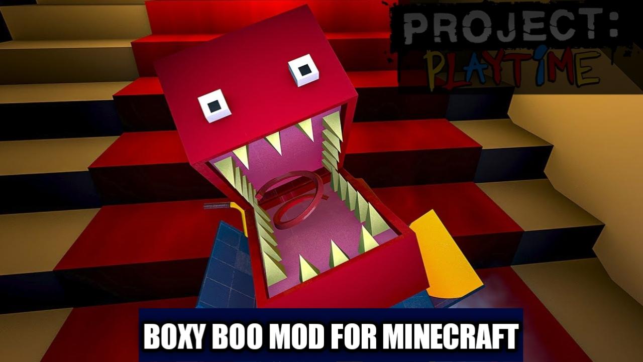 Download Boxy Boo Playtime Mod MCPE android on PC