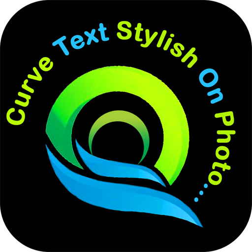 Curve Text Stylish On Photo - 