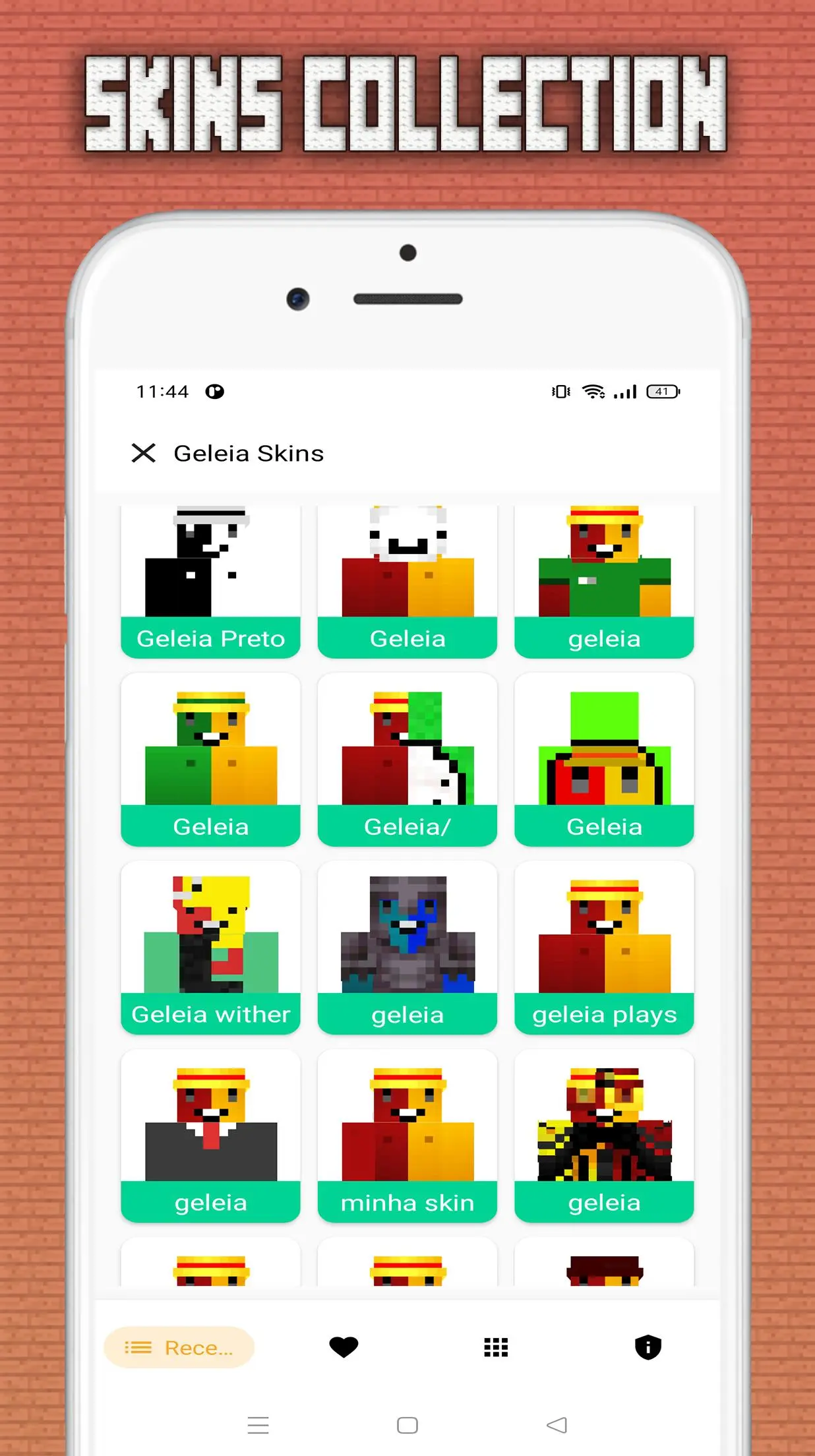 Baixe Geleia Skins For Minecraft no PC