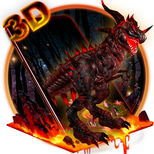 3D Wild Bloody Dinosaur Theme