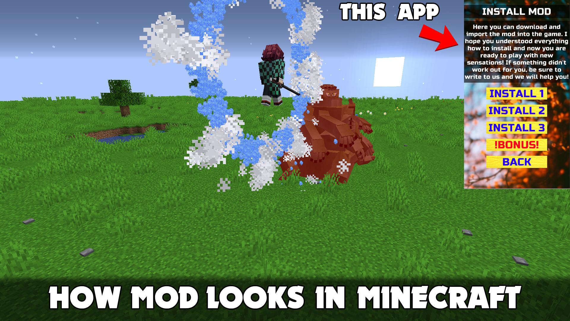 Download Demon Slayer Mod for Minecraft android on PC