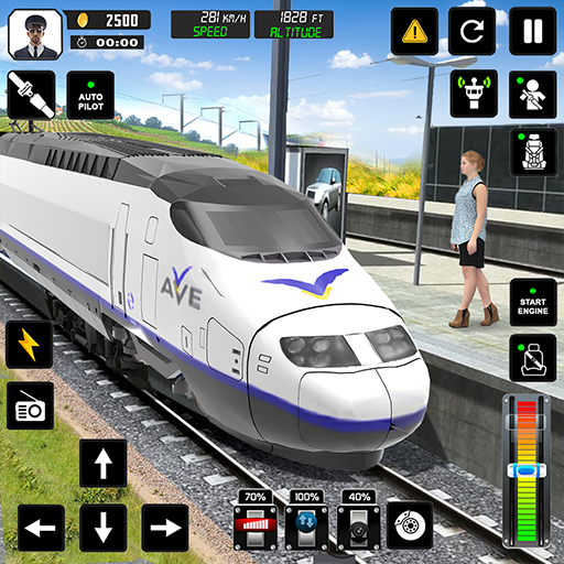 歐元 火車 司機 : 火車 遊戲 模擬器