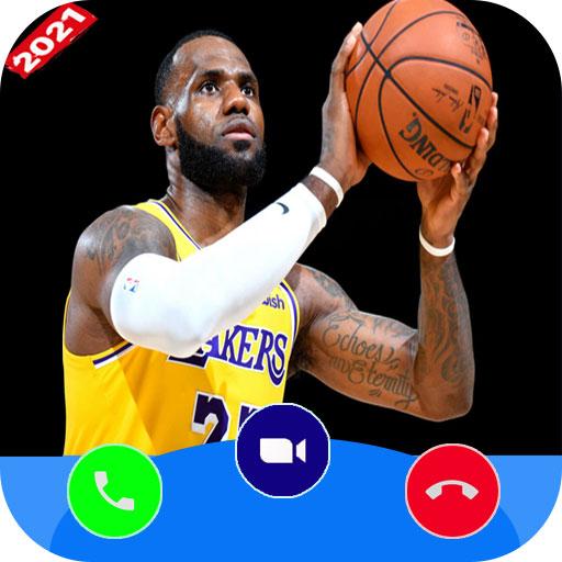 LeBron James Fake video call