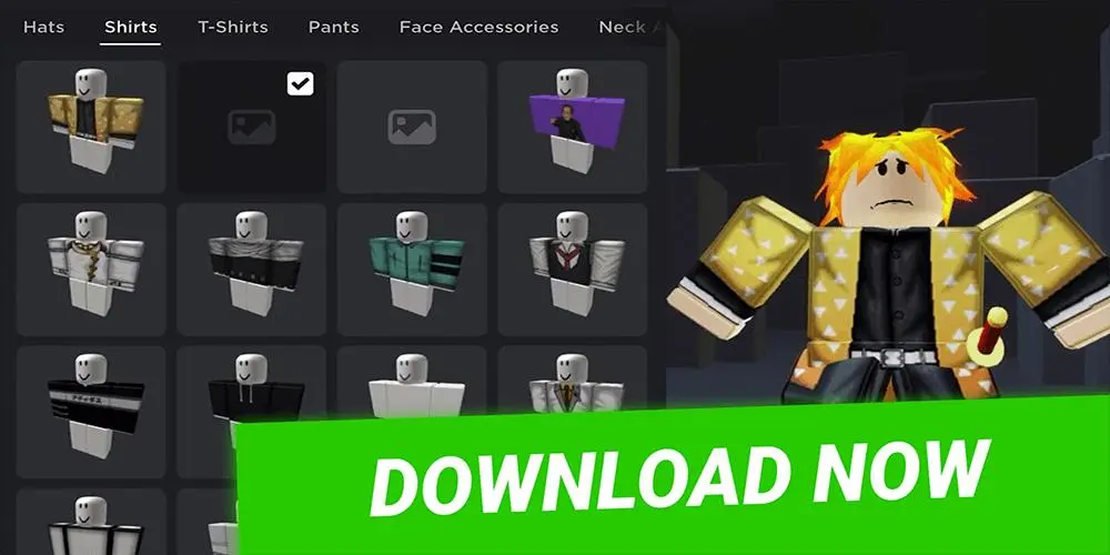 Download Shirts for roblox android on PC