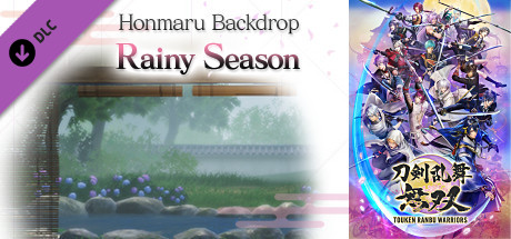 Touken Ranbu Warriors - Honmaru Backdrop "Rainy Season"