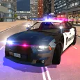 American Fast Police Driving