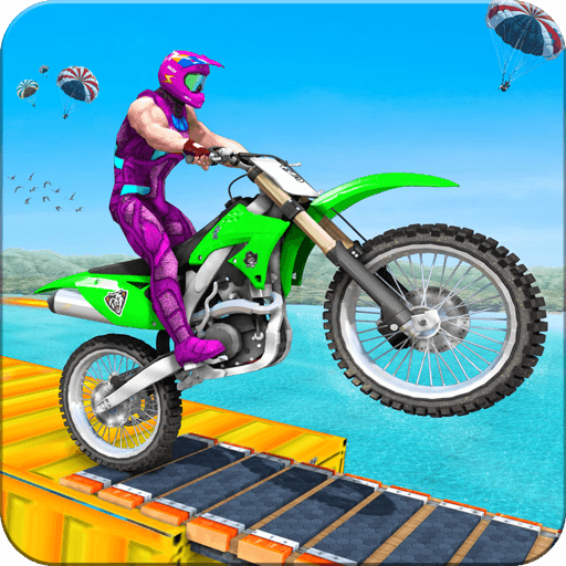 Superhero Bike Stunt Racing 3d