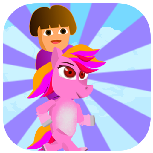 Dora Riding Pony Escape Jungle