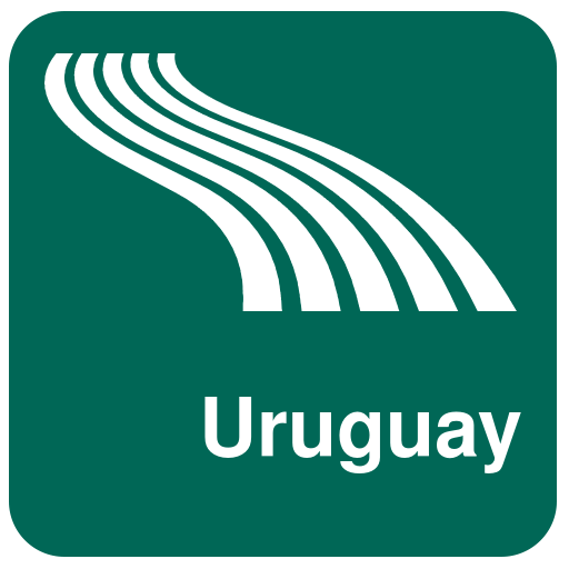 Mapa de Uruguai offline