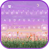 Aesthetic Flower Keyboard Background