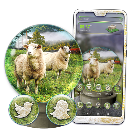 Sheep Pip Launcher Theme