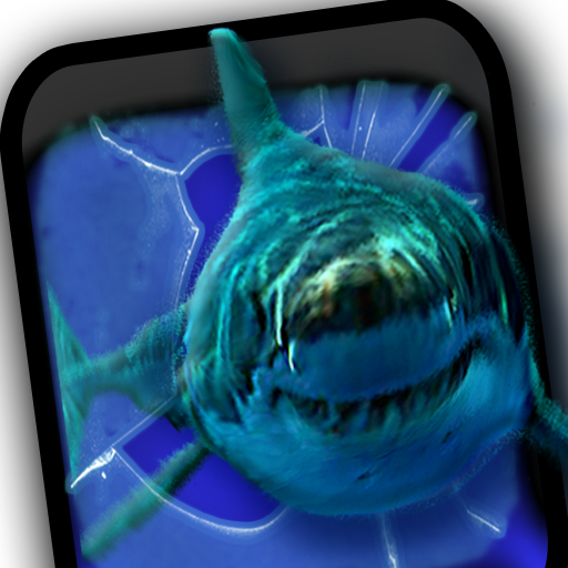 Angry Shark Pet Cracks Screen