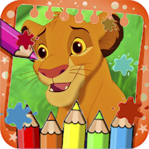 Coloring Simba - King Lion