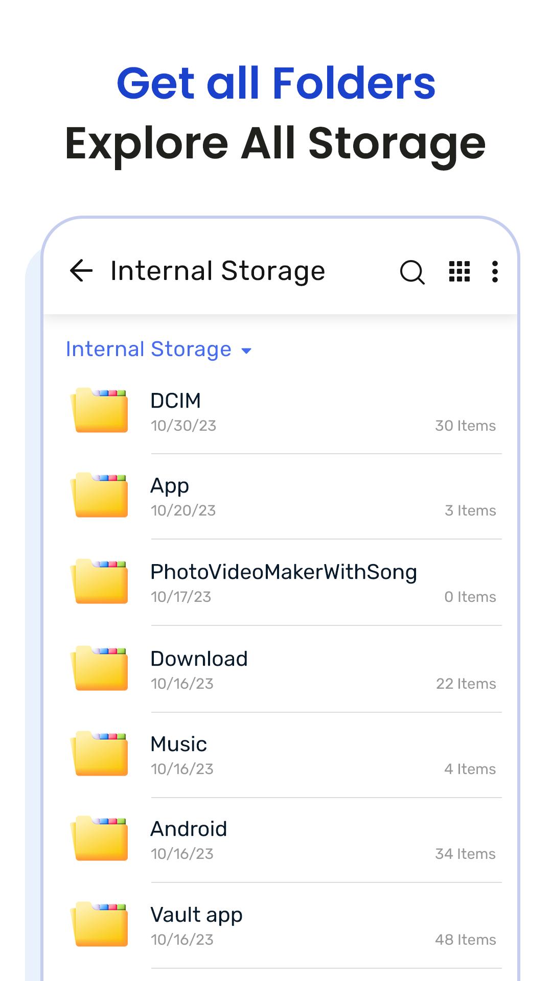 Download File Manager android on PC