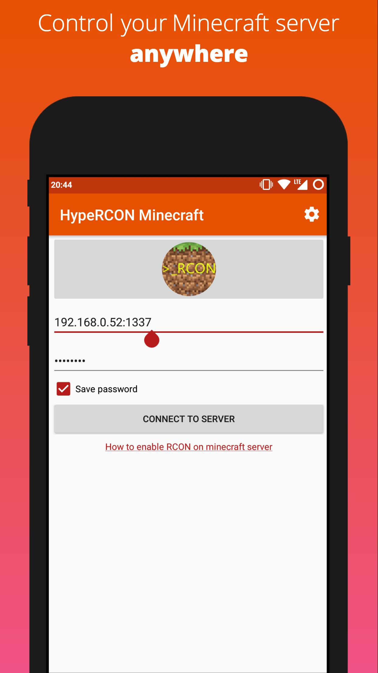 Скачать RCON Client for Minecraft на ПК | Официальный представитель GameLoop