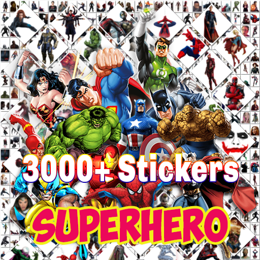 3000+ SuperHero Stickers Funny Vol.1 WAStickerApps
