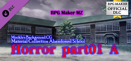 RPG Maker MZ - Minikle's Background CG Material Collection Abandoned School  Horror part01 A