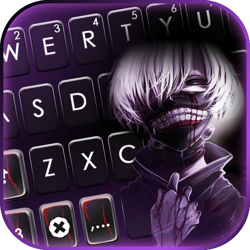 Cool Mask Boy Keyboard Backgro