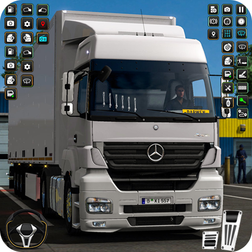 US Euro Truck Parking Game 3d